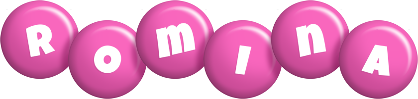 Romina candy-pink logo