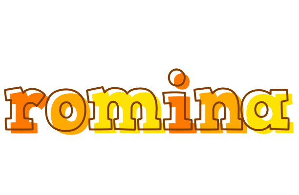 Romina desert logo