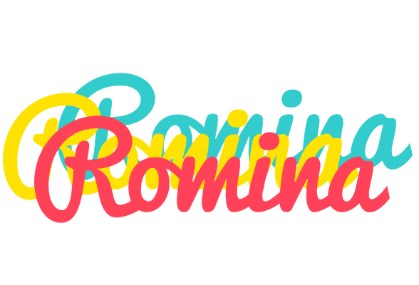 Romina disco logo