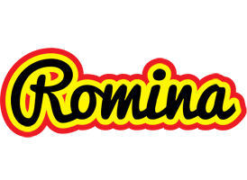 Romina flaming logo