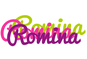 Romina flowers logo