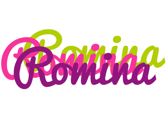 Romina flowers logo