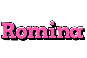 Romina girlish logo