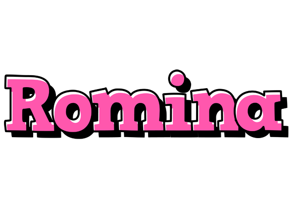 Romina girlish logo