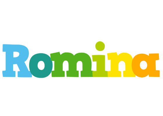 Romina rainbows logo