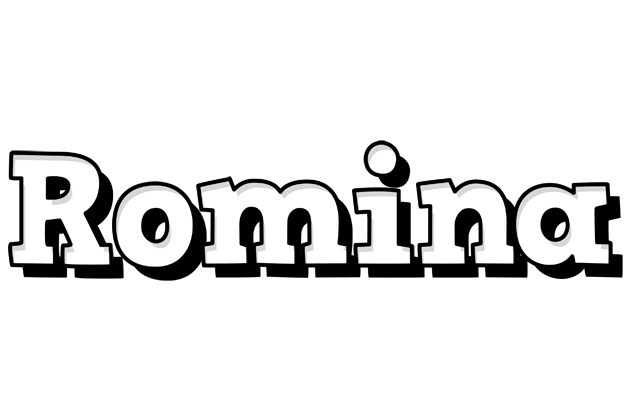 Romina snowing logo