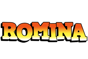 Romina sunset logo