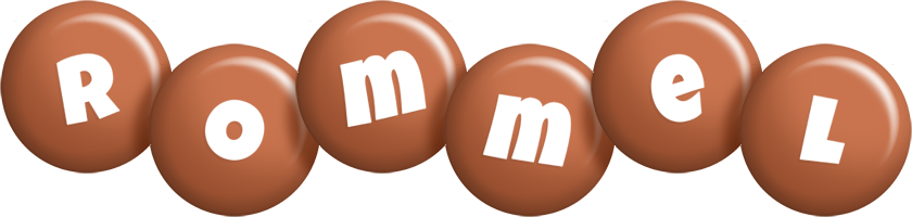 Rommel candy-brown logo