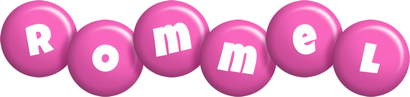 Rommel candy-pink logo