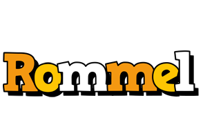 Rommel cartoon logo