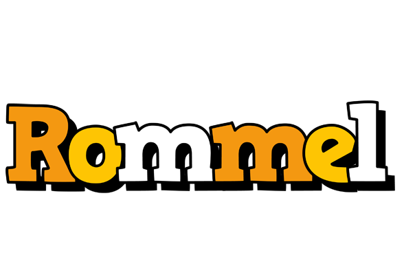 Rommel cartoon logo