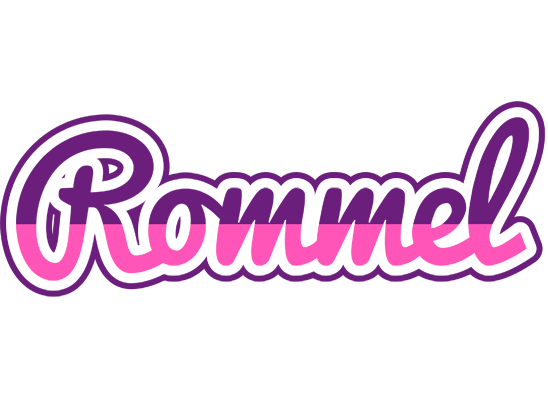 Rommel cheerful logo