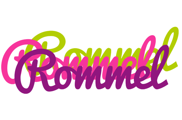 Rommel flowers logo