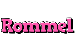 Rommel girlish logo