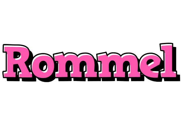 Rommel girlish logo