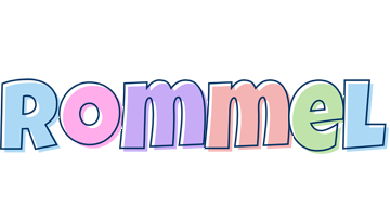Rommel pastel logo