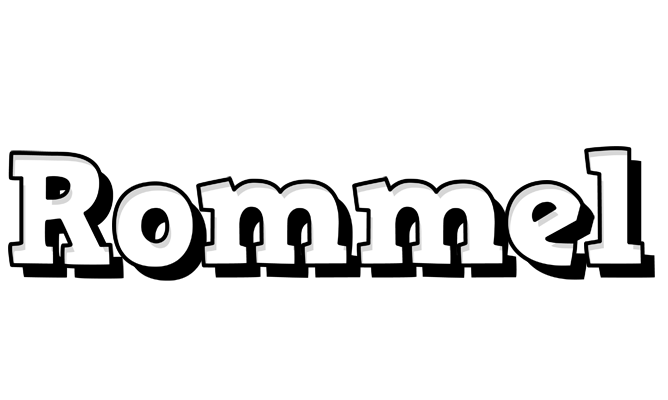 Rommel snowing logo