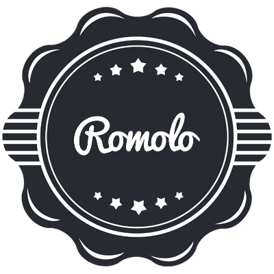 Romolo badge logo