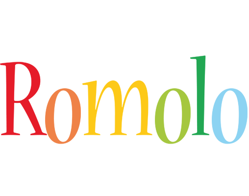 Romolo birthday logo