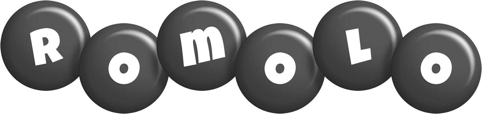 Romolo candy-black logo