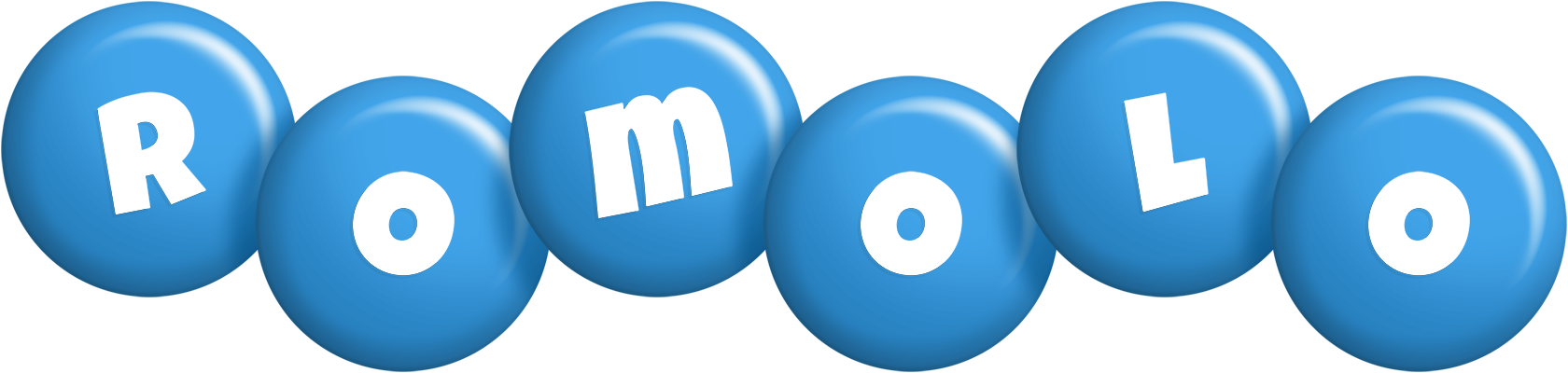 Romolo candy-blue logo