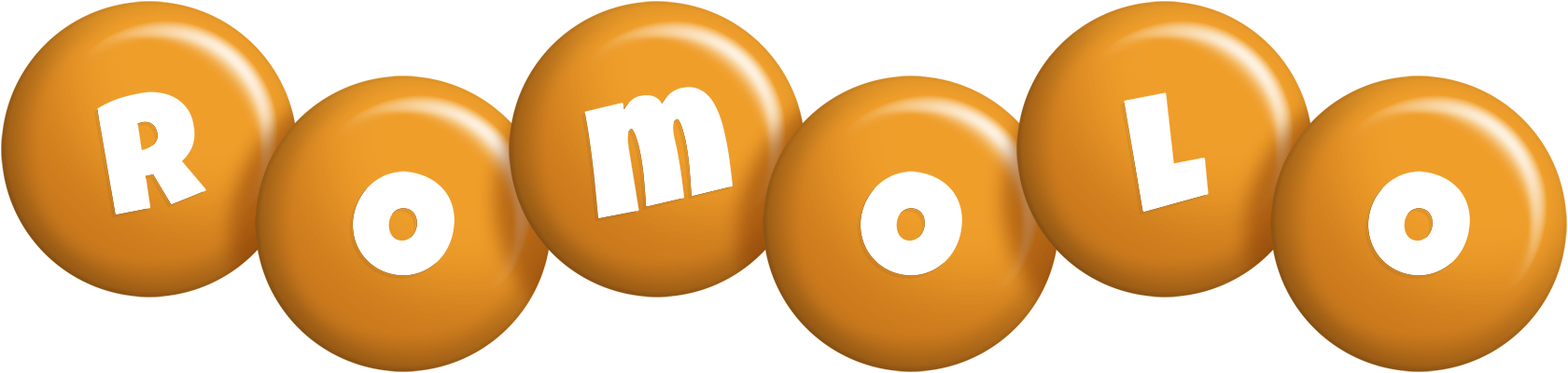 Romolo candy-orange logo