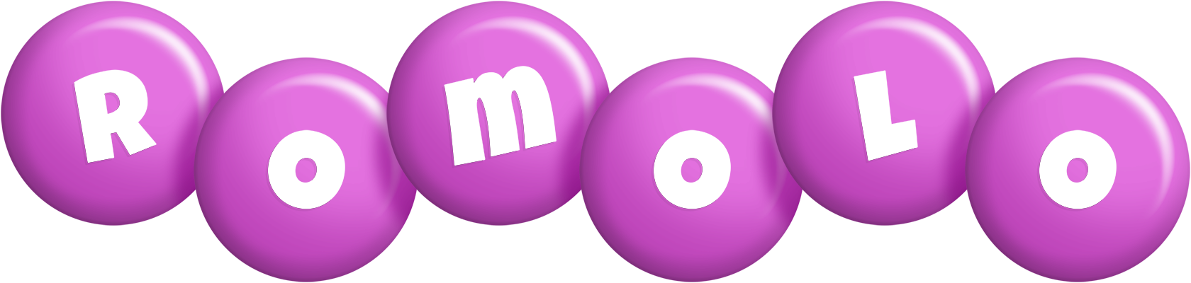 Romolo candy-purple logo