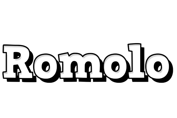 Romolo snowing logo