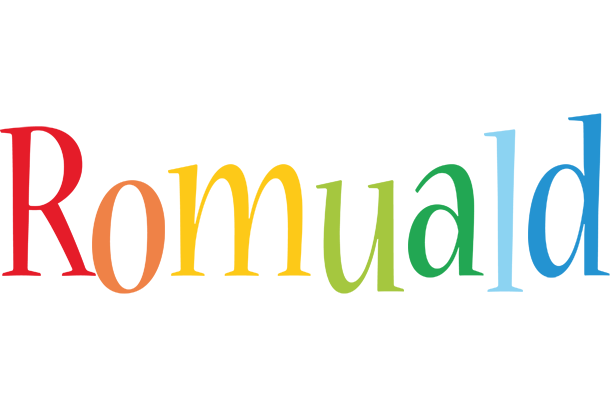 Romuald birthday logo