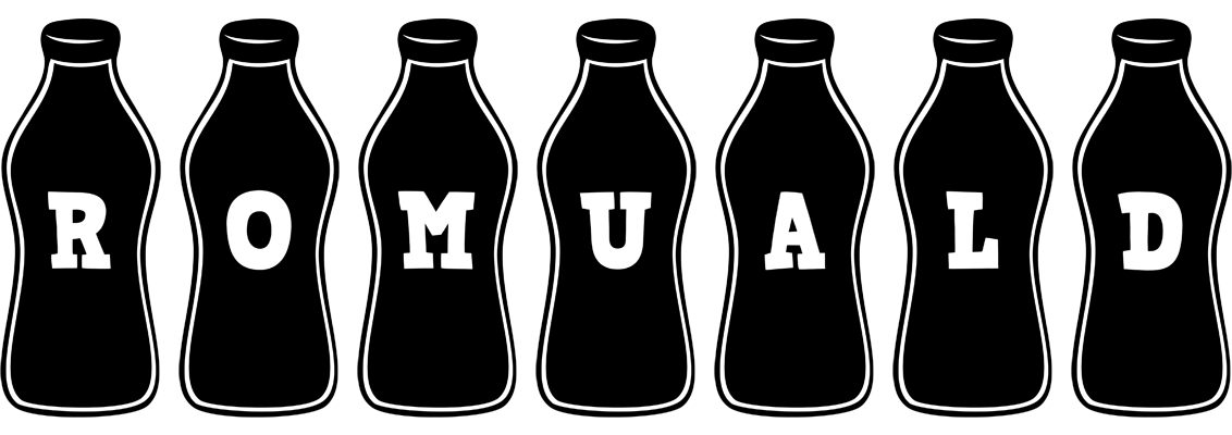 Romuald bottle logo
