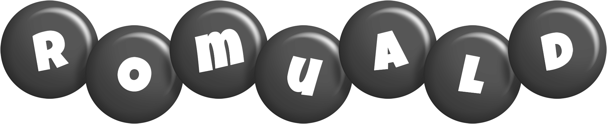 Romuald candy-black logo