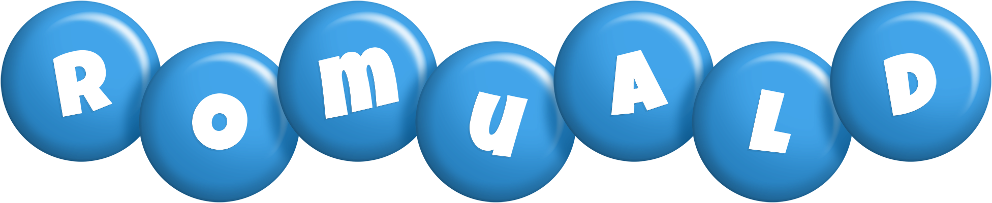 Romuald candy-blue logo
