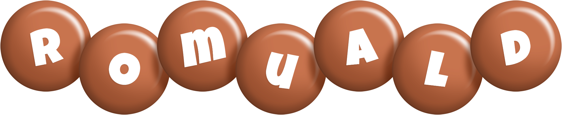 Romuald candy-brown logo