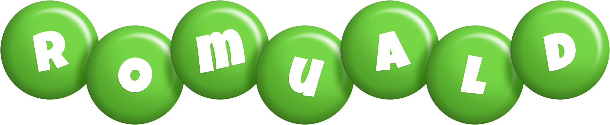 Romuald candy-green logo