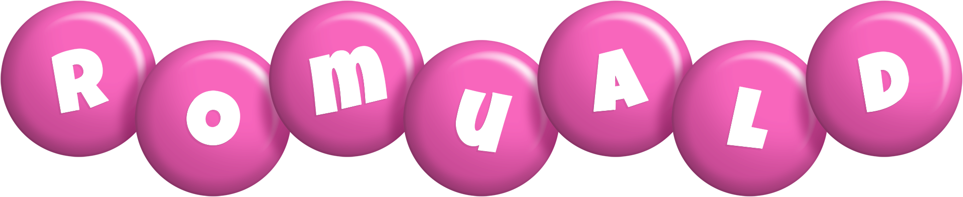 Romuald candy-pink logo