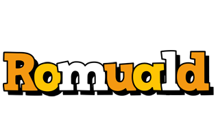 Romuald cartoon logo