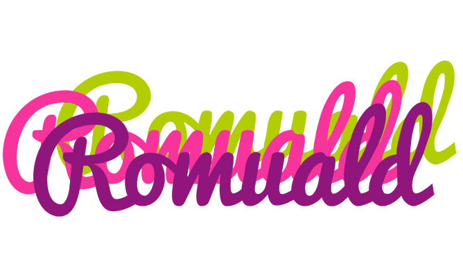 Romuald flowers logo
