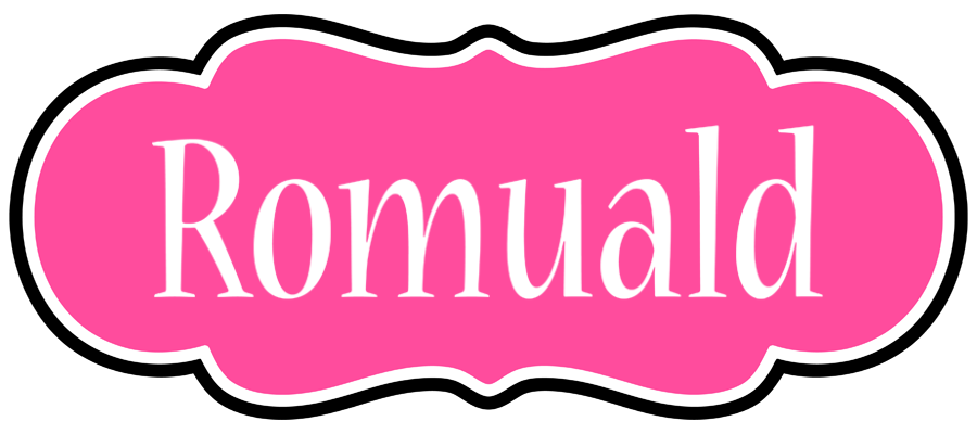 Romuald invitation logo