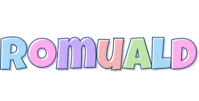 Romuald pastel logo