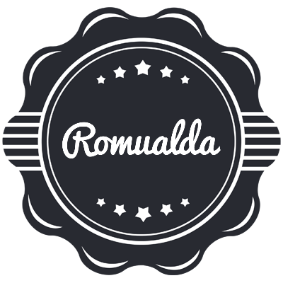 Romualda badge logo