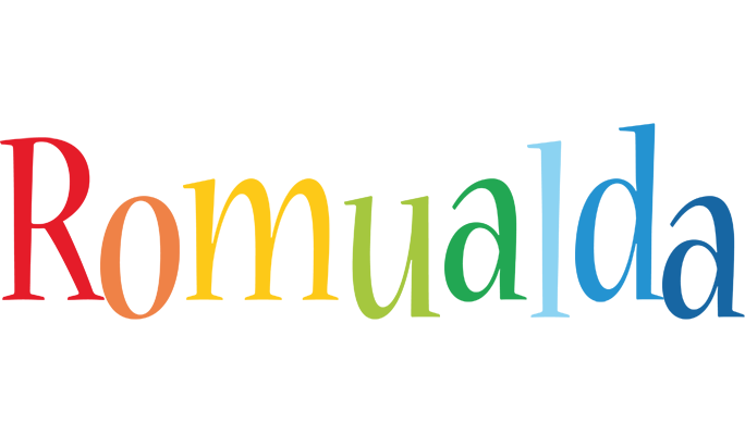 Romualda birthday logo