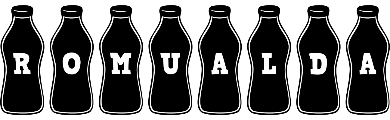 Romualda bottle logo