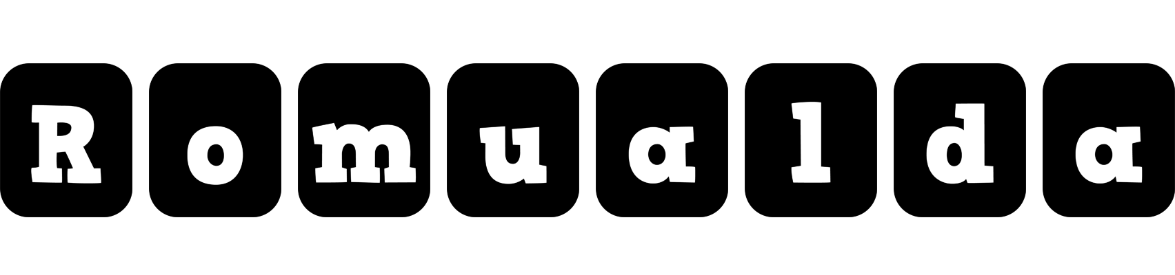 Romualda box logo