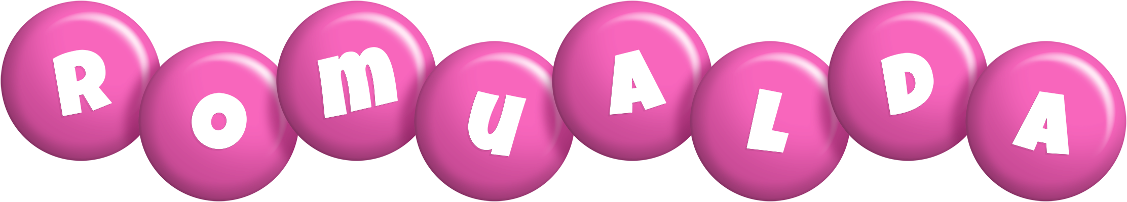 Romualda candy-pink logo