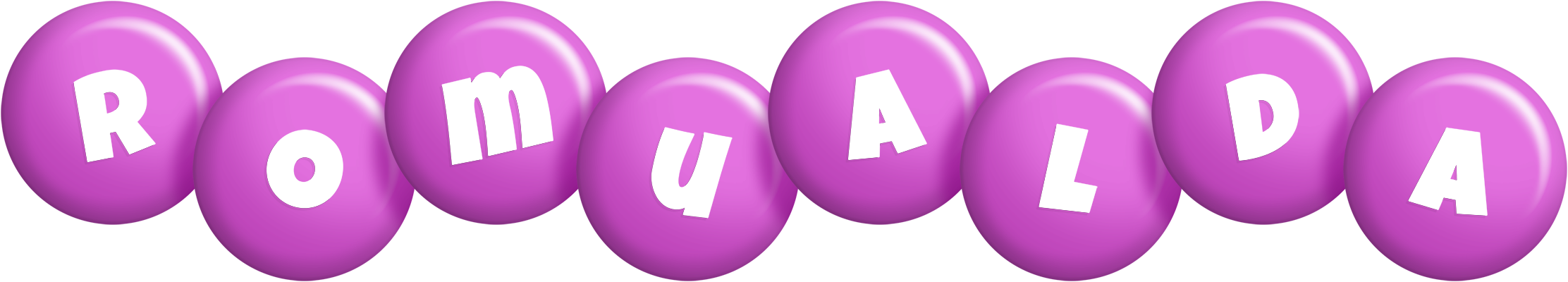 Romualda candy-purple logo