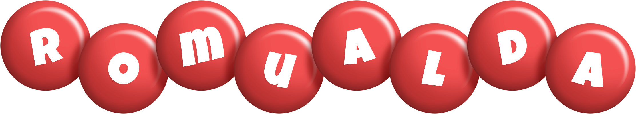 Romualda candy-red logo
