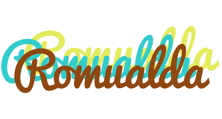 Romualda cupcake logo