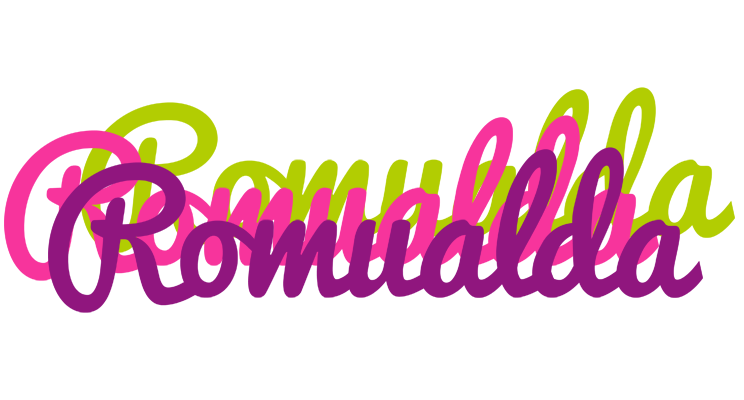 Romualda flowers logo