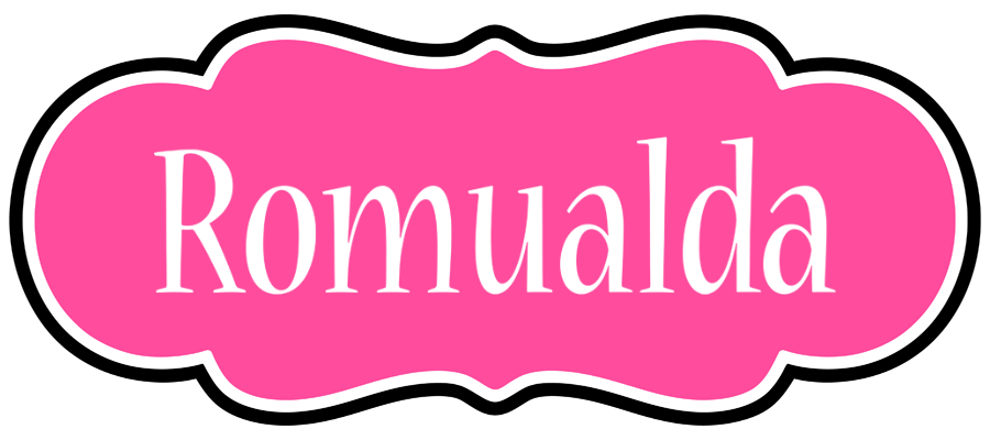 Romualda invitation logo