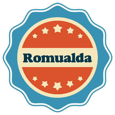 Romualda labels logo